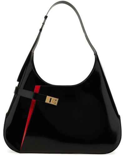 Ferragamo ‘Arch’ Shoulder Bag - Black