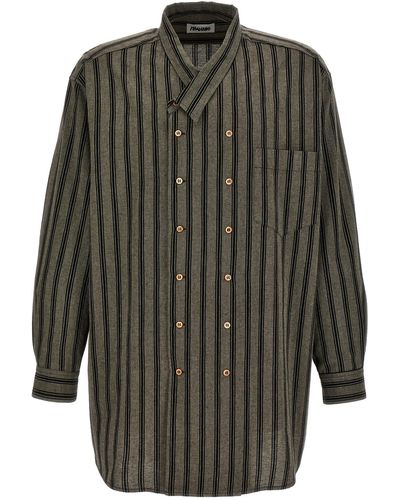 Magliano Double Breasted Shirt - Gray