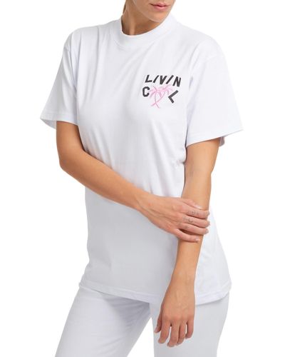 LIVINCOOL Cotton T-shirt - White