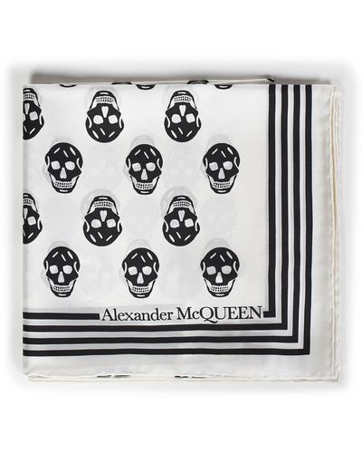 Alexander McQueen Scarf - White