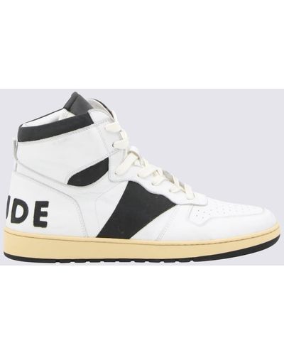 Rhude Leather Rhecess Sneakers - White