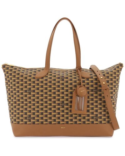 Bally Bar Tote Bag - Brown