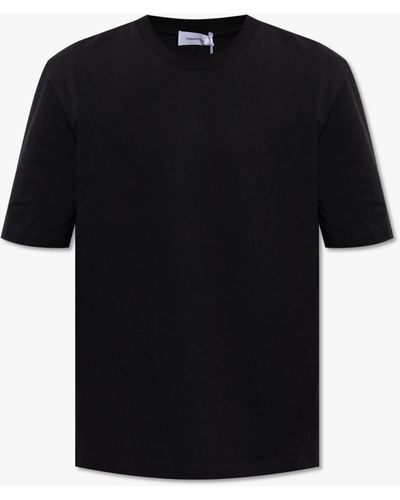 Ferragamo T-Shirt With Logo - Black