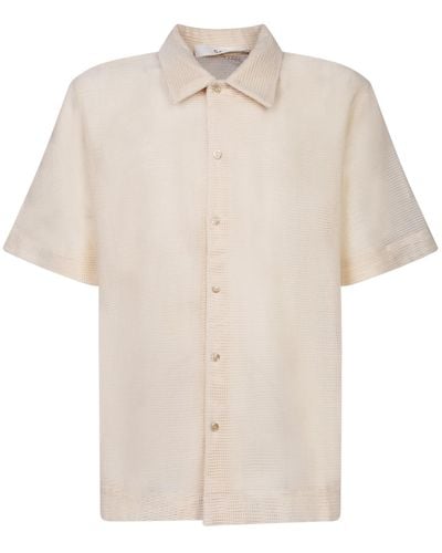 Séfr Noam Textured Shirt - White