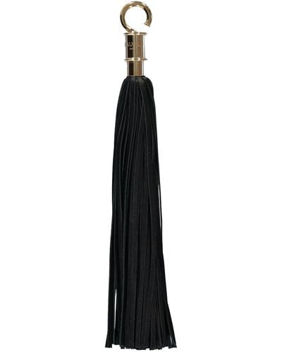 Balmain Decorative Leather Tassel - Black
