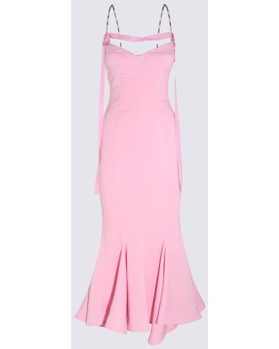 The Attico Viscose Blend Beath Dress - Pink