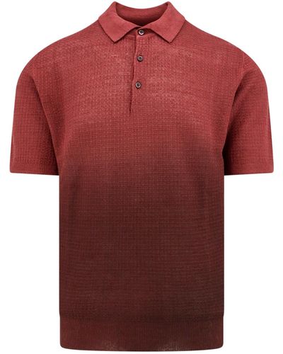Corneliani Polo Shirt - Red