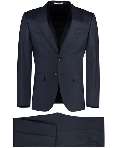 BOSS Three-Piece Wool Suit - Blue