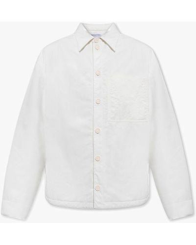 Bottega Veneta Jacket With Buttons - White