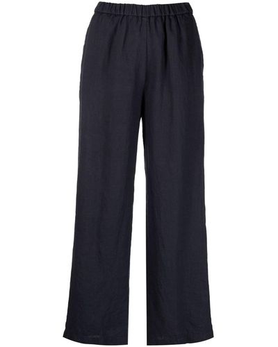 Aspesi Navy Blue High-waisted Trousers