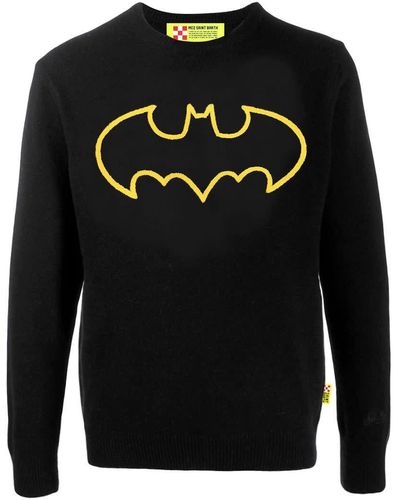 Mc2 Saint Barth Sweater Batman Logo Warner Bros. Special Edition - Black