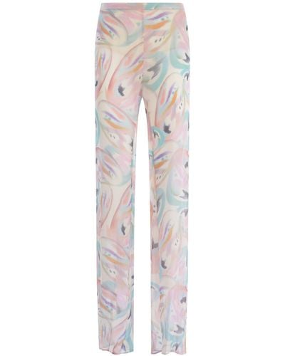 Etro Pants Butterfly - White