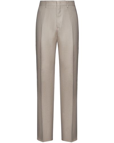 Tagliatore Linen Trousers - Multicolour