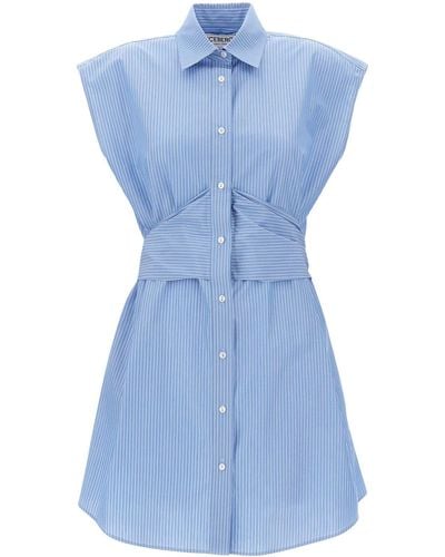 Iceberg Cotton Poplin Dress - Blue