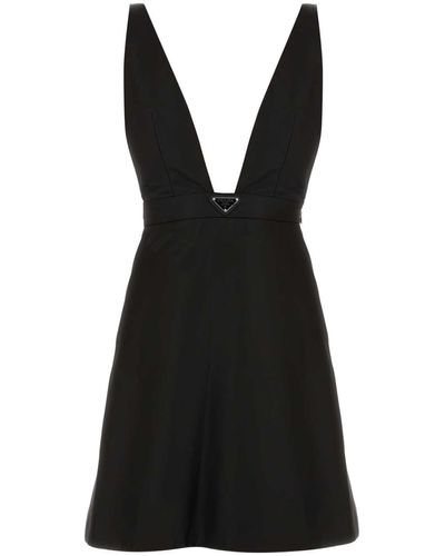 Prada Sleeveless Re-nylon Dress - Black