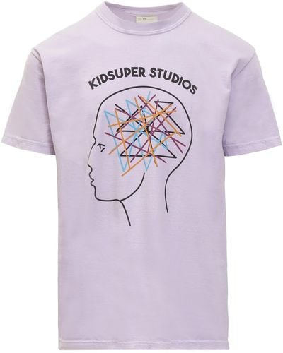 Kidsuper Thounght T-Shirt - Purple