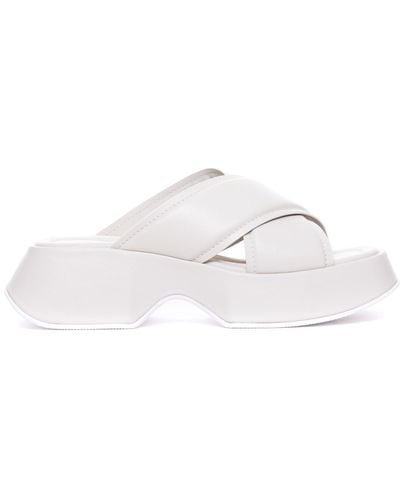 Vic Matié Travel Sandals - White