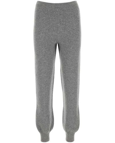 Prada Cashmere Blend Sweatpants - Gray