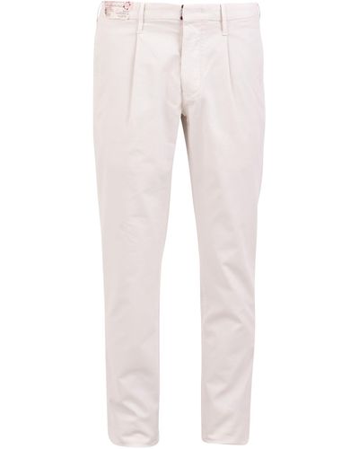 Incotex Slim-Fit Pants - White