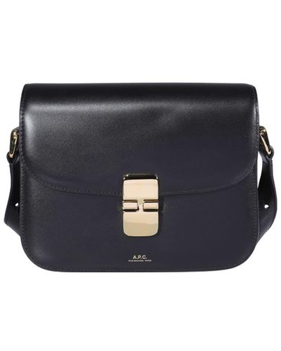 A.P.C. Small Grace Shoulder Bag - Black