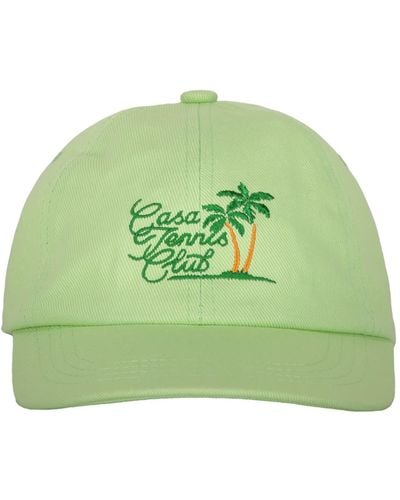 Casablanca Embroidered Baseball Cap - Green