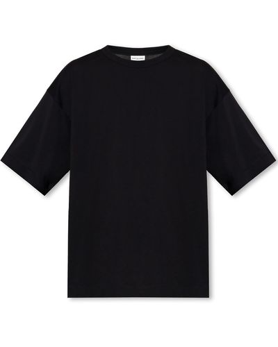 Dries Van Noten Cotton T-shirt - Black