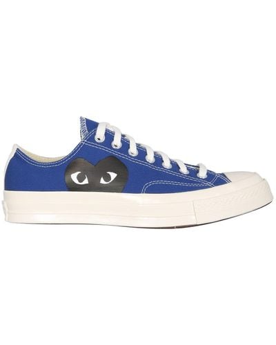 Comme des Garçons Comme Des Garçons Play X Converse 70s Canvas Low-top Sneakers - Blue