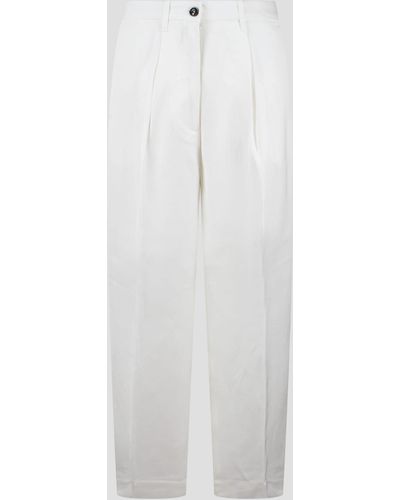 Nine:inthe:morning Rubino Culotte Pence Trousers - White