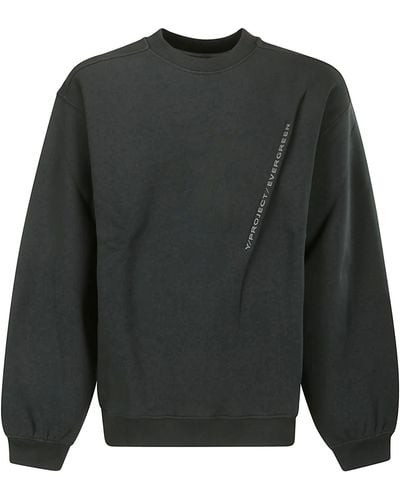 Y. Project Evergreen Pinched Logo Sweatshirt - Gray