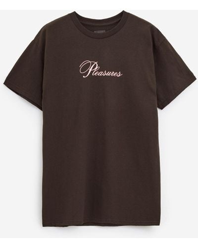 Pleasures Stack T-Shirt - Brown