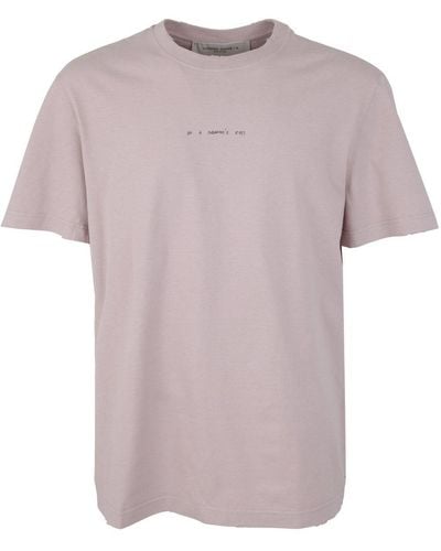 Golden Goose Journey M`s T-shirt Regular S/s/ Let Your Dreams Fly - Pink