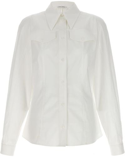 Alberta Ferretti Cotton Shirt Shirt, Blouse - White