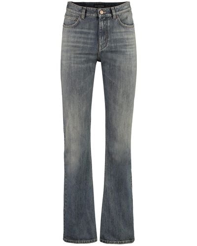 Balenciaga 5-pocket Bootcut Pants - Gray