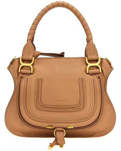 Chloé Marcie Small Handbag - Brown