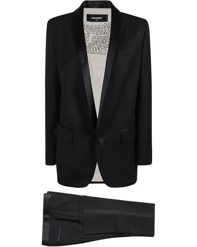 DSquared² Single-breasted Suit - Black