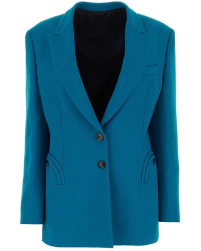 Blazé Milano Wool Cool & Easy Blazer - Blue