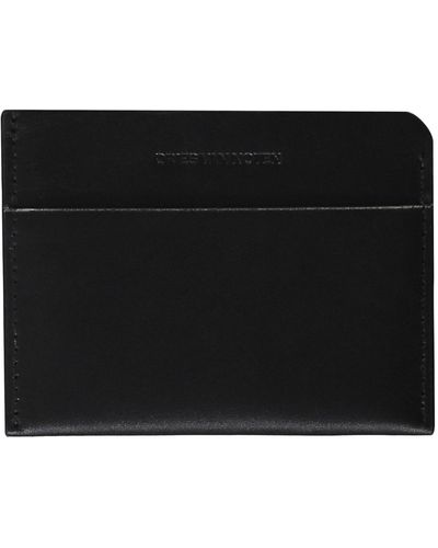 Dries Van Noten Logo Detail Leather Card Holder - Black