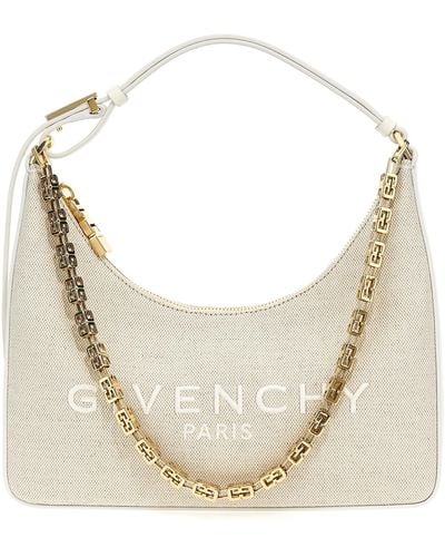 Givenchy Moon Cut Out Small Shoulder Bag - White