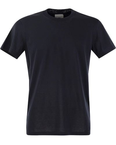 PT Torino Midnight Silk Blend T-Shirt - Black