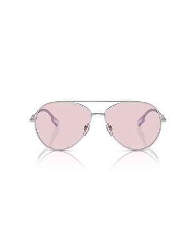 Burberry Be3147 Sunglasses - Pink