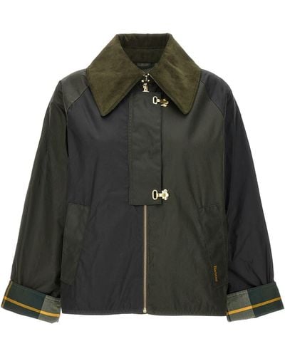 Barbour Drummond Spey Casual Jackets, Parka - Green