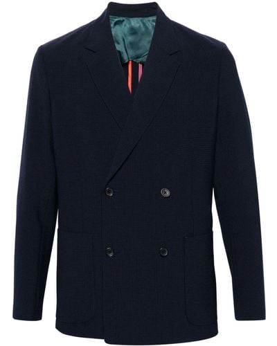 PS by Paul Smith Jacket Double Breasted - Blue