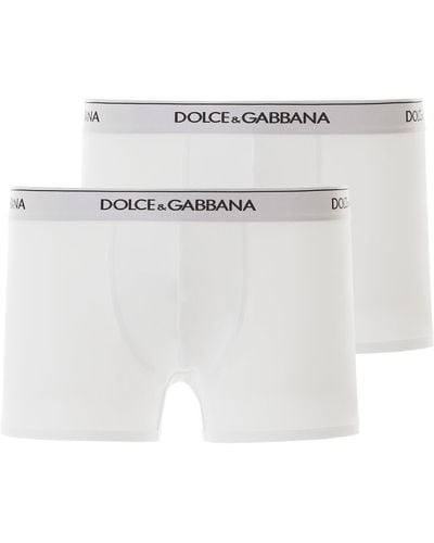 Dolce & Gabbana Bi-pack Underwear Boxer - White