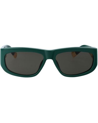 Jacquemus Rectangle Frame Sunglasses - Green