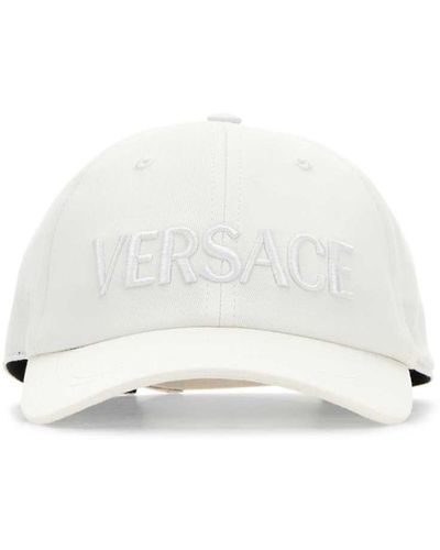 Versace Cotton Baseball Cap - White