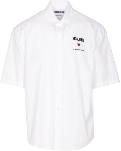 Moschino Shirt With Logo - White