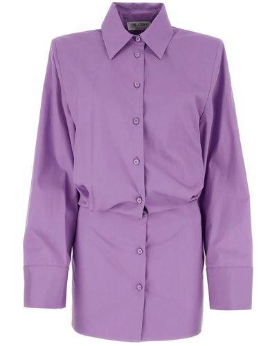 The Attico ''margot'' Mini Dress - Purple
