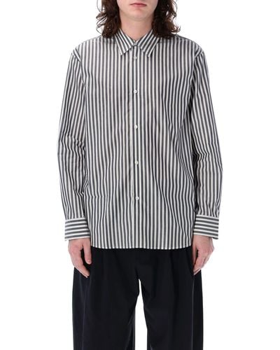 Studio Nicholson Over Stripes Shirt - Grey