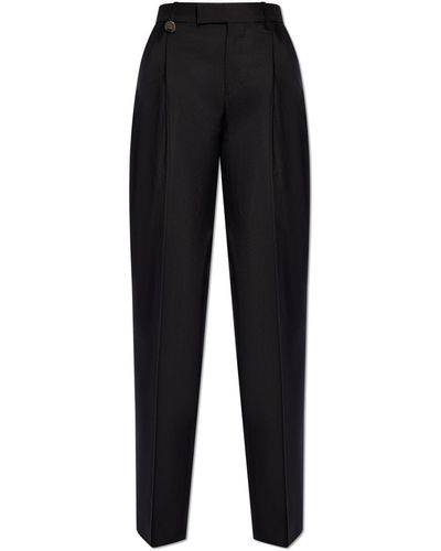 Burberry Creased Trousers - Black