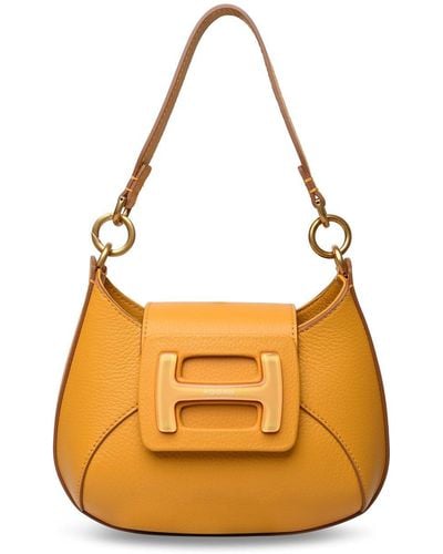 Hogan Leather Bag - Orange
